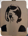 Spray Paint Stencil On Mixed Media - Pure Evil "Catalina Island"