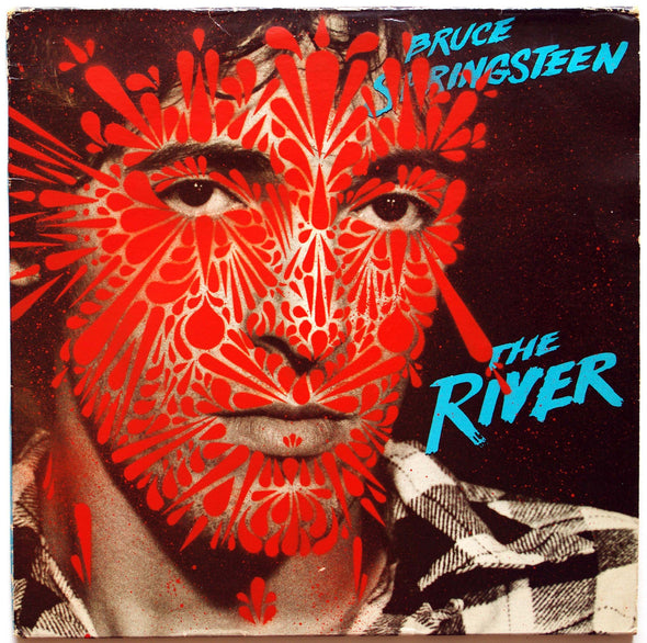 Stinkfish "The River" Spray Paint Stencil on Mixed Media -------- 