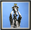 Dot Dot Dot "Vandal King (Blue)" Framed Stencil -------- 