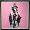 Dot Dot Dot "Vandal King (Pink)" Framed Stencil -------- 