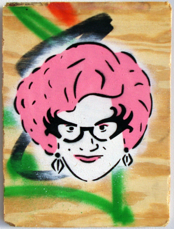 Jeremy Novy "Dame Edna" Stencil Vertical Gallery 