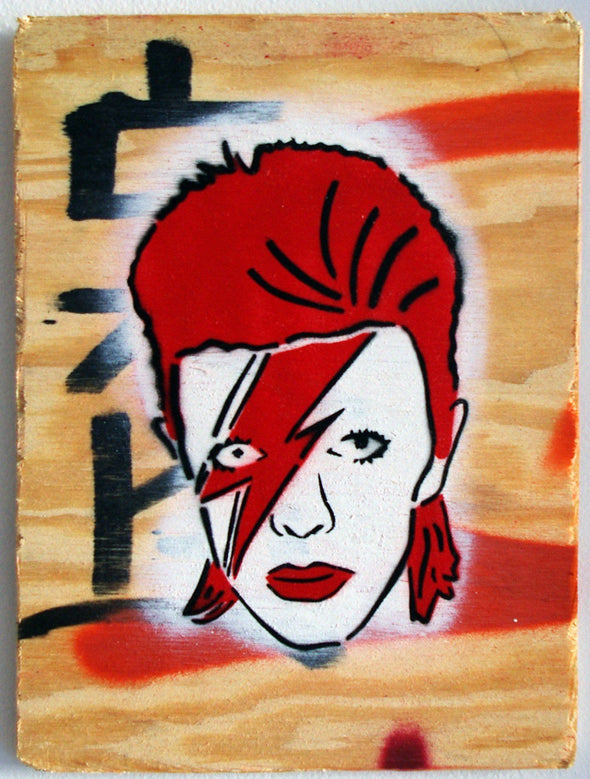 Jeremy Novy "David Bowie" Stencil Vertical Gallery 