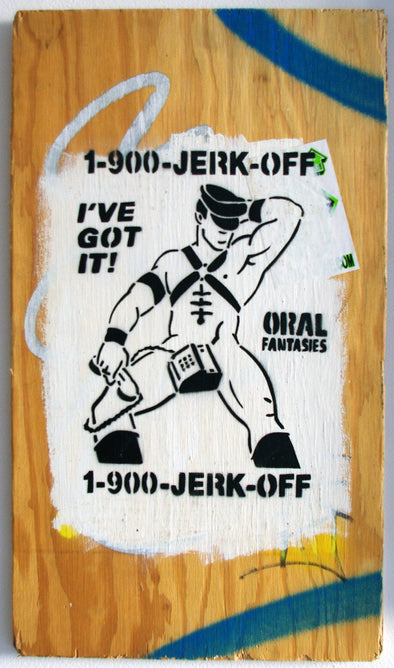 Jeremy Novy "Jerk Off Boy" Stencil Vertical Gallery 