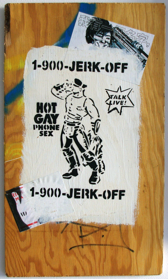 Jeremy Novy "Jerk Off Daddy" Stencil Vertical Gallery 