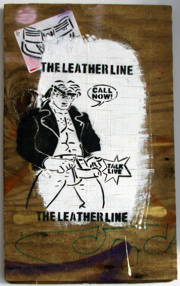 Jeremy Novy "Leather Line Daddy" Stencil Vertical Gallery 