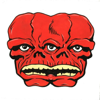 Steve Seeley "Untitled (Conjoined Red Skull)" -------- -------- 